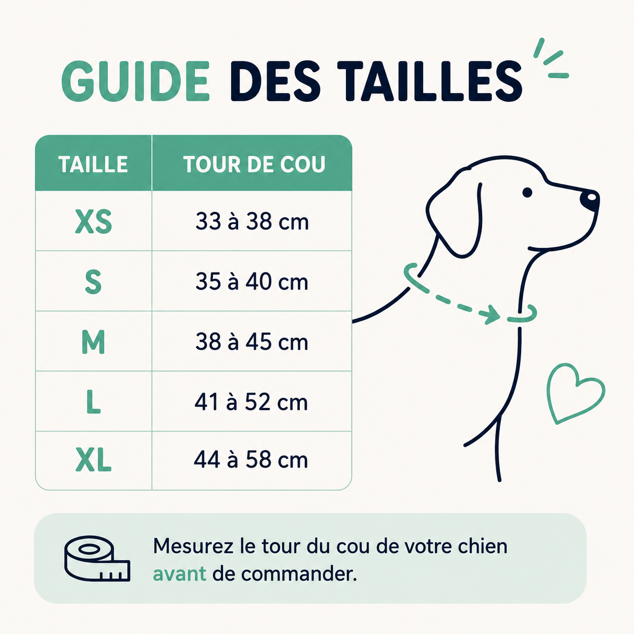 Collier LED pour Chien — Visible la Nuit