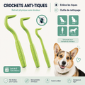 Crochet Anti-Tiques & Puces pour Chien et Chat
