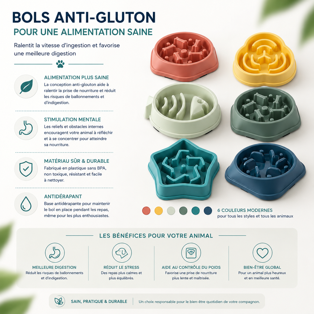 Gamelle Anti-Glouton Chien — Labyrinthe