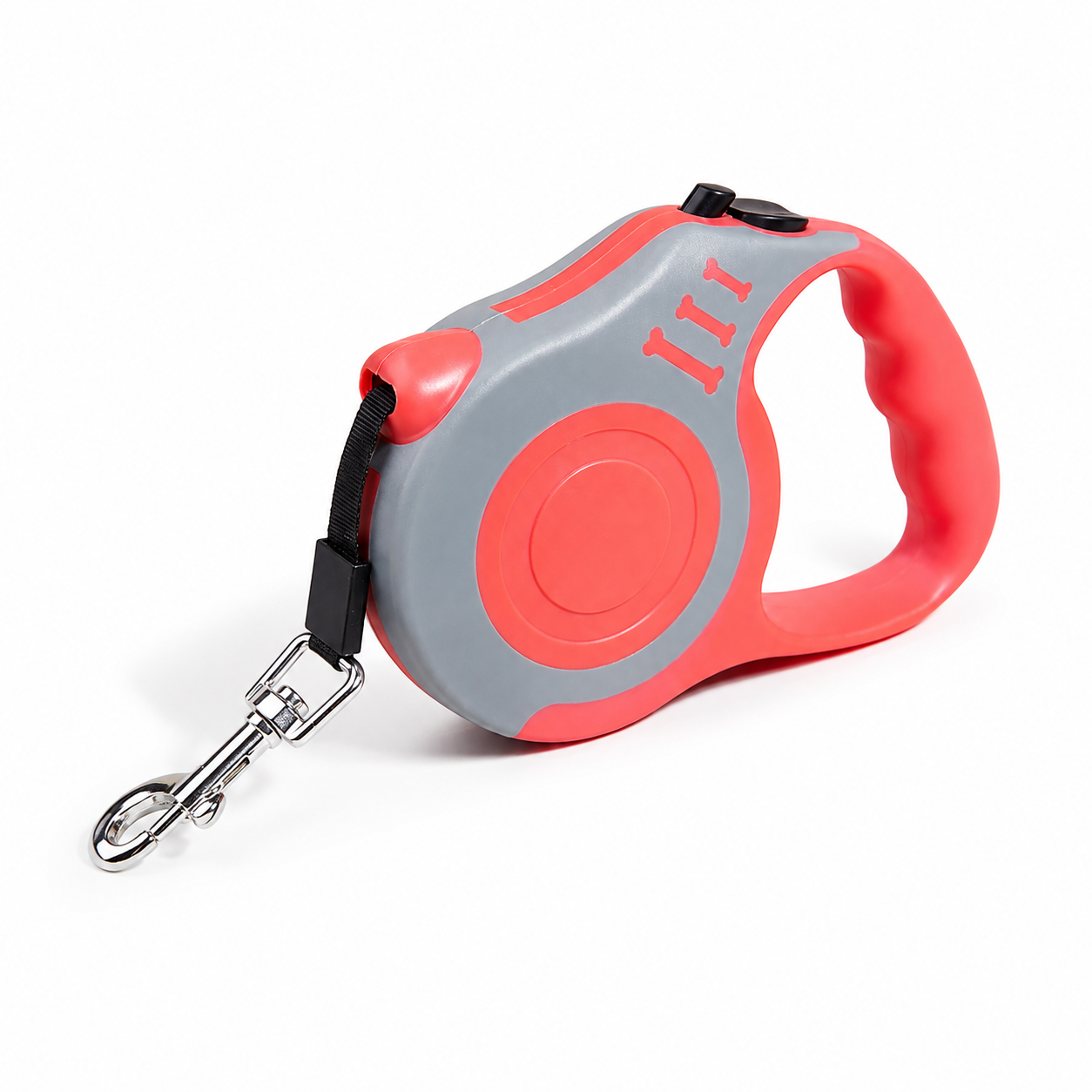 Laisse Rétractable pour Chien et Chat — 3 m ou 5 m, Nylon Résistant