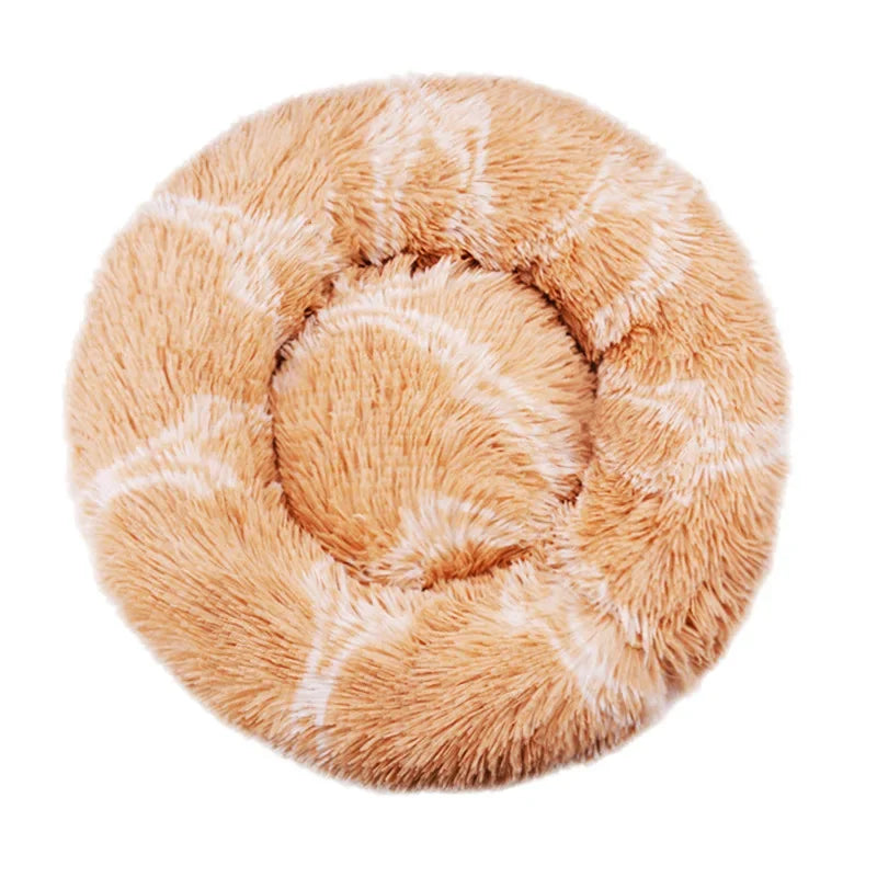 Corbeille Ronde Ultra-Douce pour Chien et Chat — Chaleur & Confort (40 à 90 cm)