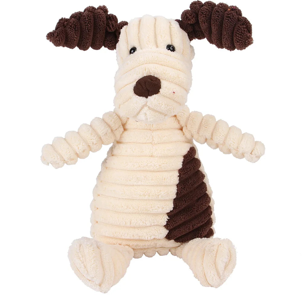 Jouet en Peluche Molaire pour Chien — Nettoyage Dentaire & Anti-Stress