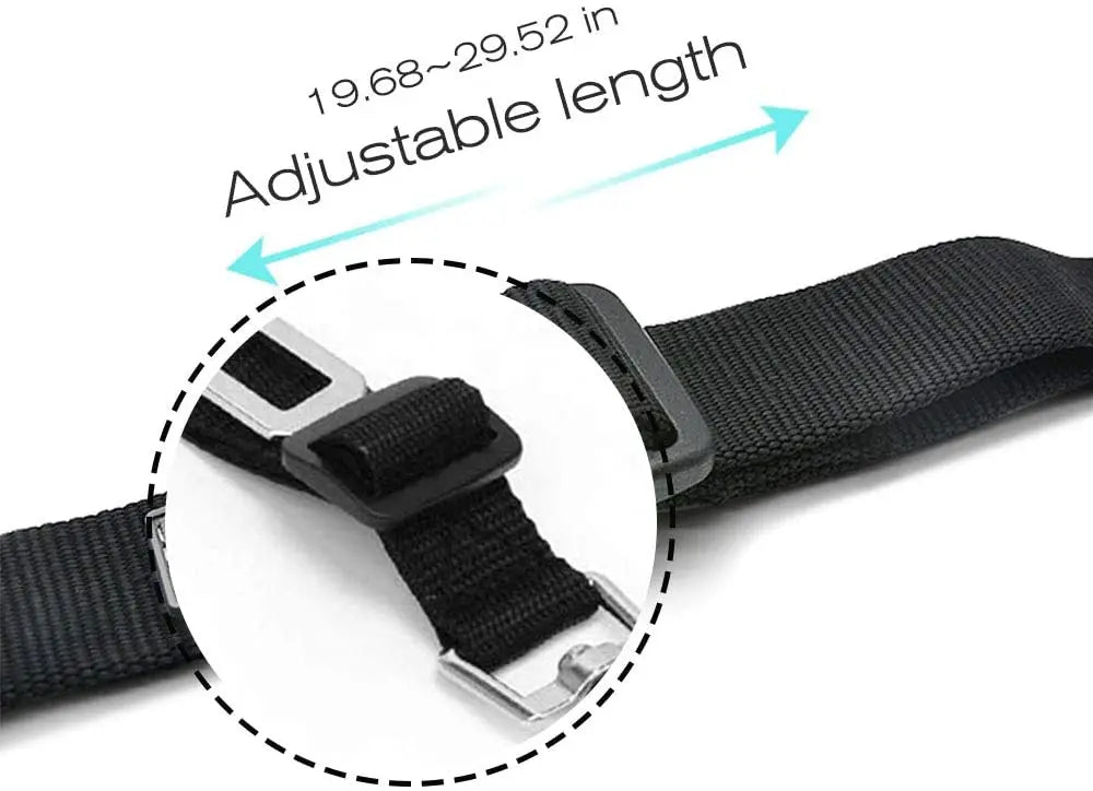 Ceinture de Sécurité Voiture pour Chien et Chat — Ajustable & Résistante