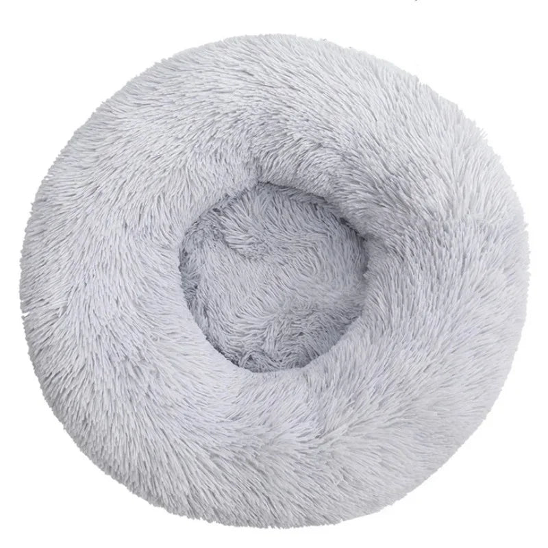 Corbeille Ronde Ultra-Douce pour Chien et Chat — Chaleur & Confort (40 à 90 cm)