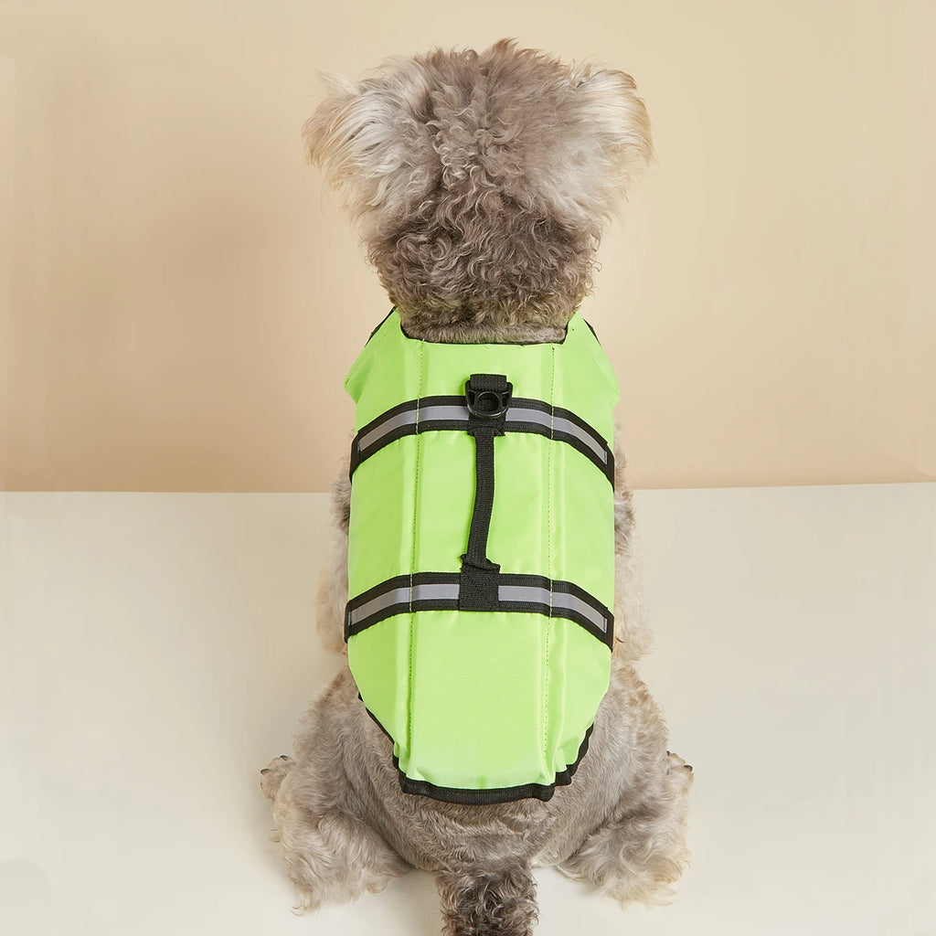 Gilet de Sauvetage pour Chien — Réfléchissant & Ajustable