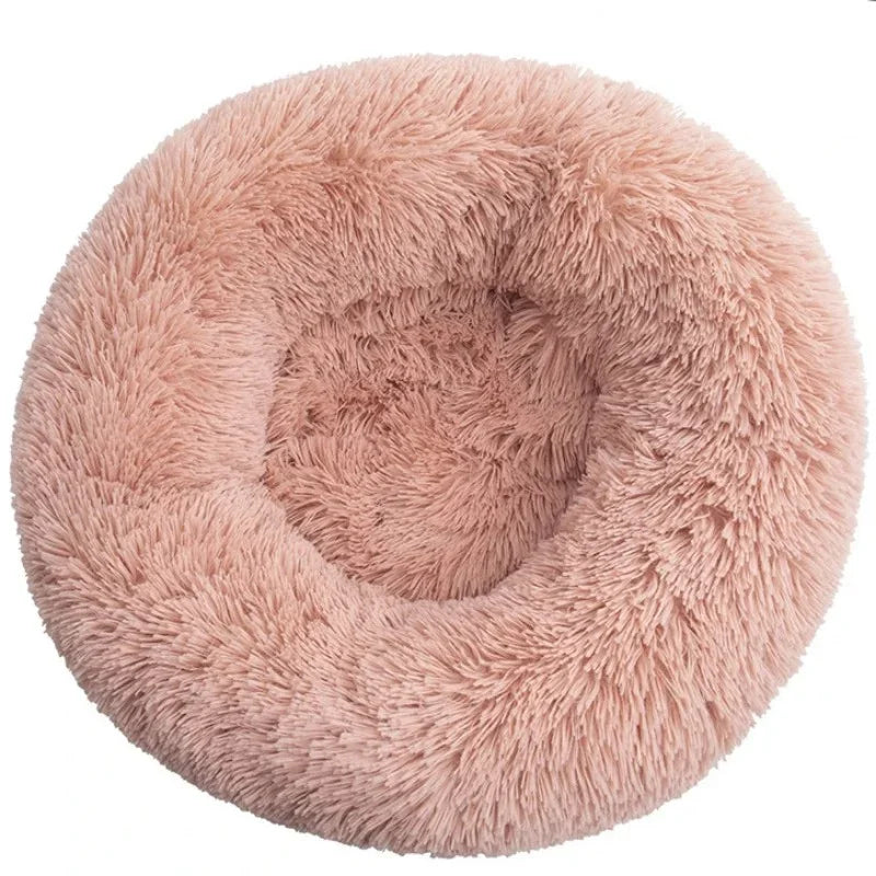 Corbeille Ronde Ultra-Douce pour Chien et Chat — Chaleur & Confort (40 à 90 cm)