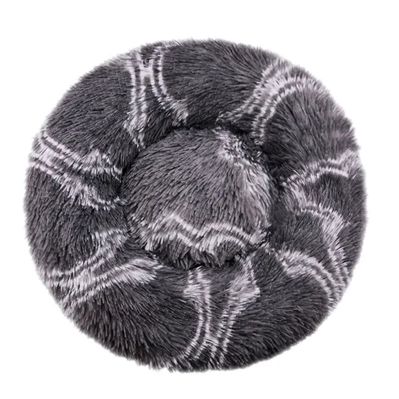 Corbeille Ronde Ultra-Douce pour Chien et Chat — Chaleur & Confort (40 à 90 cm)