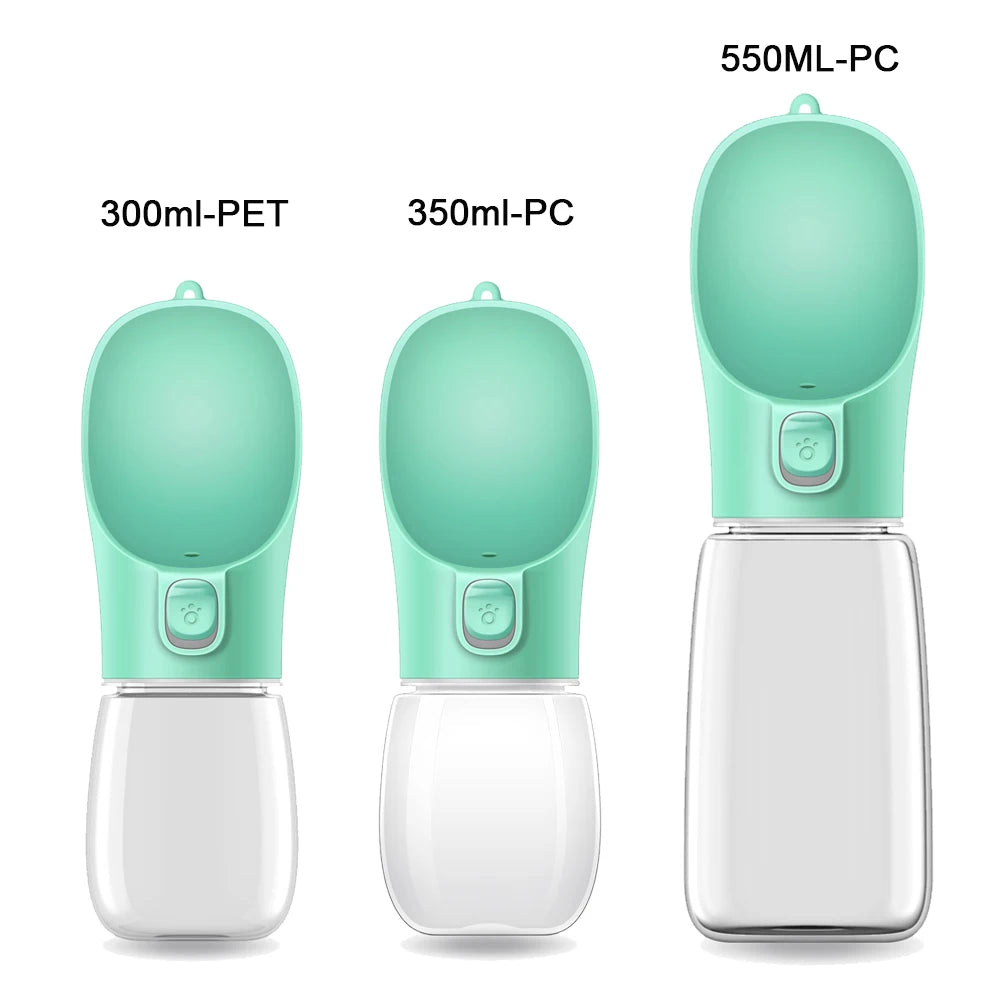 Gourde Portable pour Chien et Chat — Anti-Fuite avec Abreuvoir Intégré (300 à 550 ml)