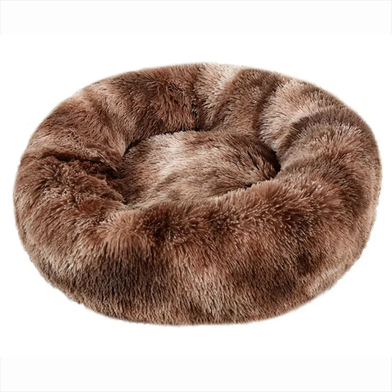 Corbeille Ronde Ultra-Douce pour Chien et Chat — Chaleur & Confort (40 à 90 cm)
