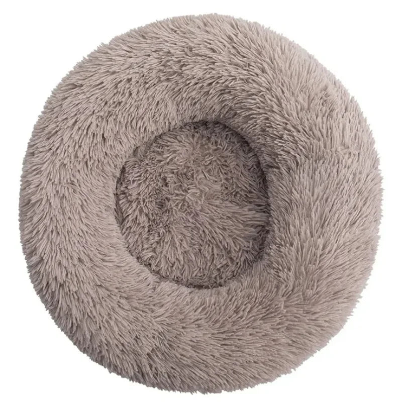 Corbeille Ronde Ultra-Douce pour Chien et Chat — Chaleur & Confort (40 à 90 cm)
