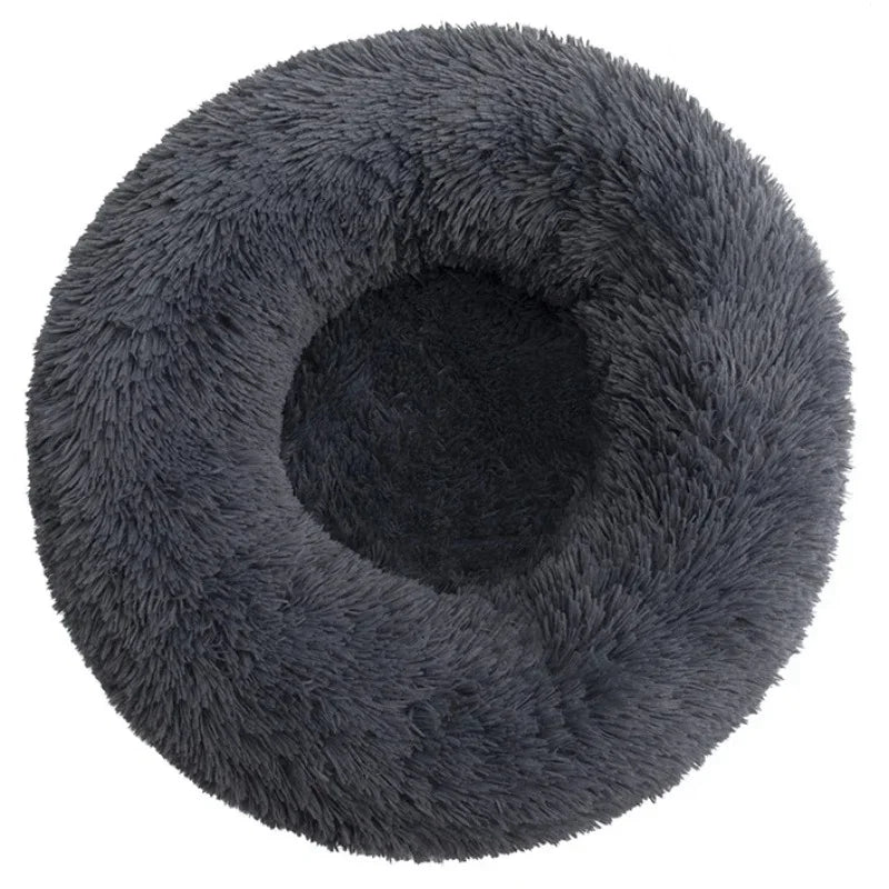 Corbeille Ronde Ultra-Douce pour Chien et Chat — Chaleur & Confort (40 à 90 cm)
