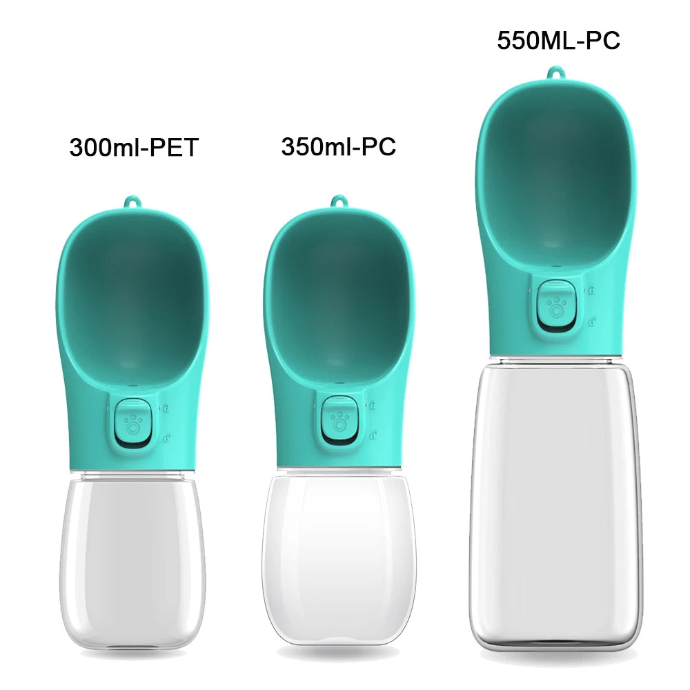 Gourde Portable pour Chien et Chat — Anti-Fuite avec Abreuvoir Intégré (300 à 550 ml)